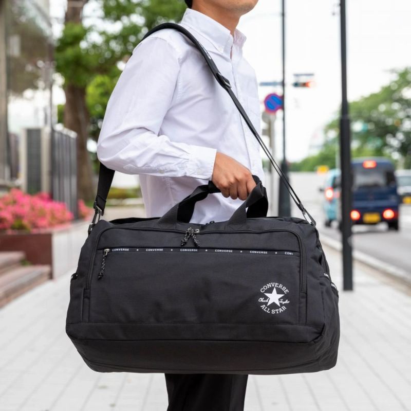 コンバースボストンバッグCONVERSE55L大容量大きめメンズレディース2泊3泊4泊ボストンバックボストン修学旅行林間学校男子女子軽量軽い70-46