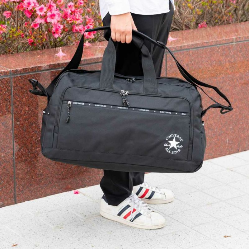 コンバースボストンバッグCONVERSE55L大容量大きめメンズレディース2泊3泊4泊ボストンバックボストン修学旅行林間学校男子女子軽量軽い70-46