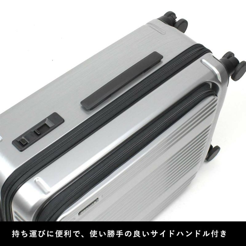 スーツケースBERMASバーマス53L4泊5泊Mサイズ大容量ビジネス出張キャリーケースメンズレディースキャリーバッグおしゃれ旅行TSAロックかっこいい修学旅行60521