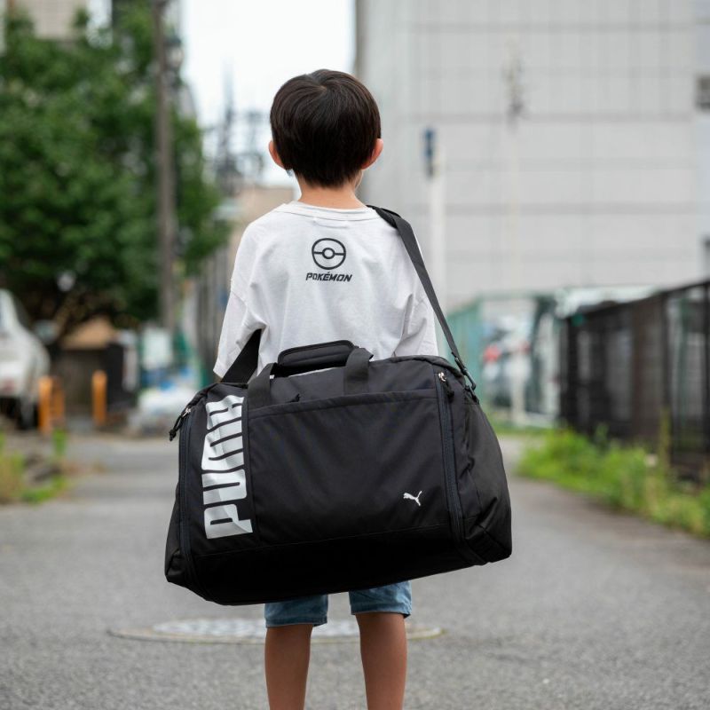 PUMAプーマボストンバッグ52L60L容量拡張型大容量大きめメンズレディース2泊3泊4泊ボストンバックボストン修学旅行林間学校男子女子軽量軽い部活旅行中学生高校生ブランドJ20215
