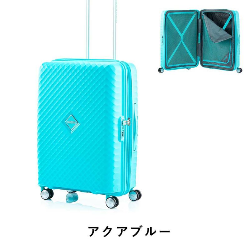 【正規取扱店】スーツケースアメリカンツーリスターMサイズ容量拡張AmericanTouristerSQUASEMスクアセム69L78L4泊5泊6泊軽量キャリーケース大容量大きめおしゃれかわいい旅行145746