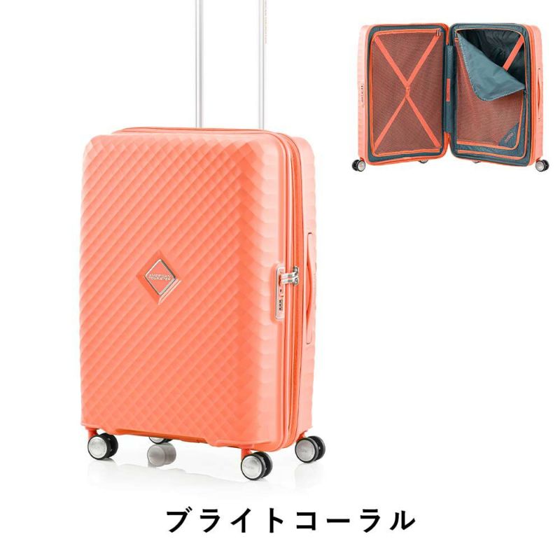 【正規取扱店】スーツケースアメリカンツーリスターMサイズ容量拡張AmericanTouristerSQUASEMスクアセム69L78L4泊5泊6泊軽量キャリーケース大容量大きめおしゃれかわいい旅行145746