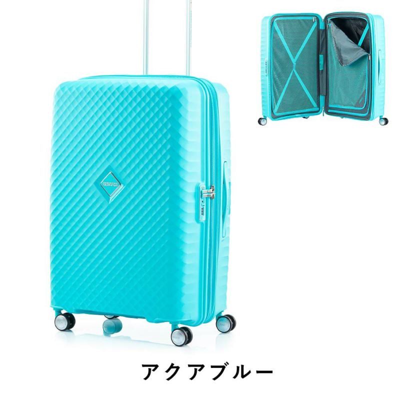 【正規取扱店】スーツケースアメリカンツーリスターLサイズ容量拡張AmericanTouristerSQUASEMスクアセム94L106L7泊以上軽量キャリーケース大容量大きめおしゃれかわいい海外旅行旅行留学145747