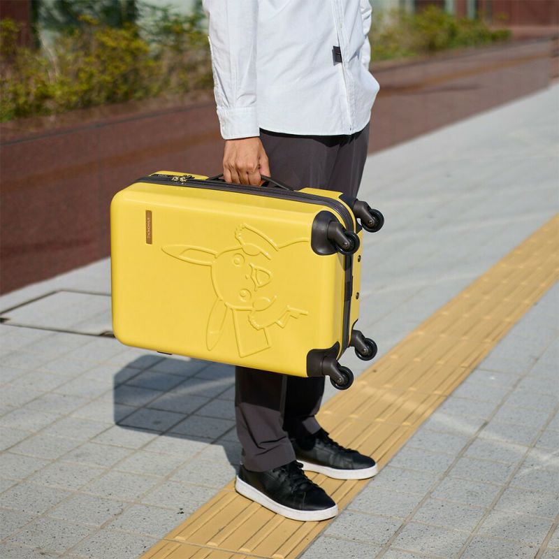 ピカチュウスーツケース機内持ち込みポケモンPokemonPikachuSサイズ37L2泊3泊4泊軽量キャリーケース機内持込機内持込みキャリーバッグおしゃれ旅行女子かわいい修学旅行PK-0864-50