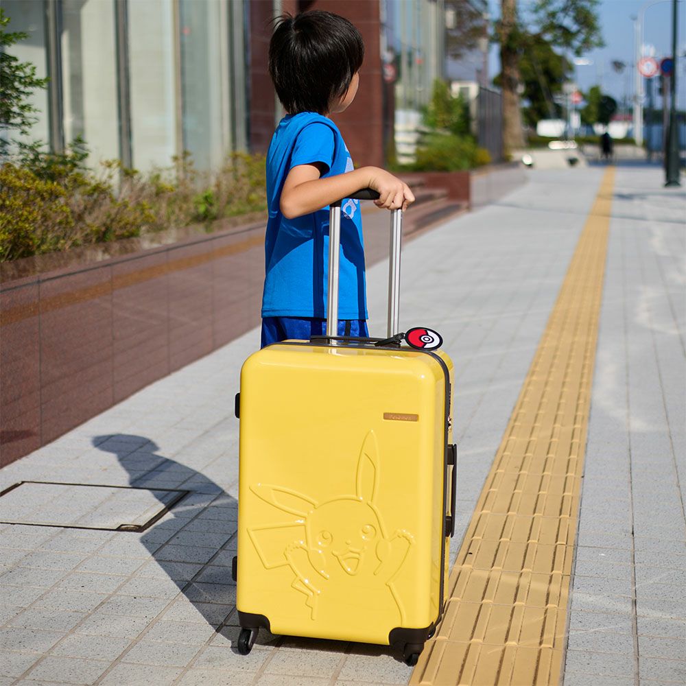ピカチュウスーツケースポケモンPokemonPikachuMサイズ62L4泊5泊6泊軽量キャリーケースレディースメンズキャリーバッグおしゃれキャラクター旅行女子かわいい修学旅行PK-0864-60