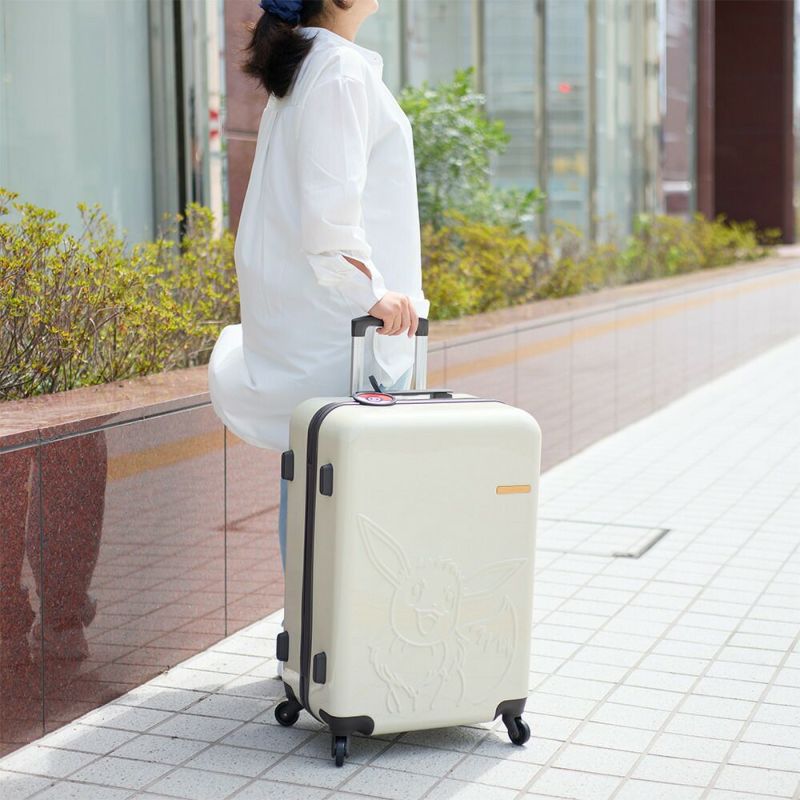 ポケモンスーツケースイーブイPokemonMサイズ62L4泊5泊6泊軽量キャリーケースレディースメンズキャリーバッグポケットモンスターおしゃれキャラクター旅行女子かわいい修学旅行PK-0877-60