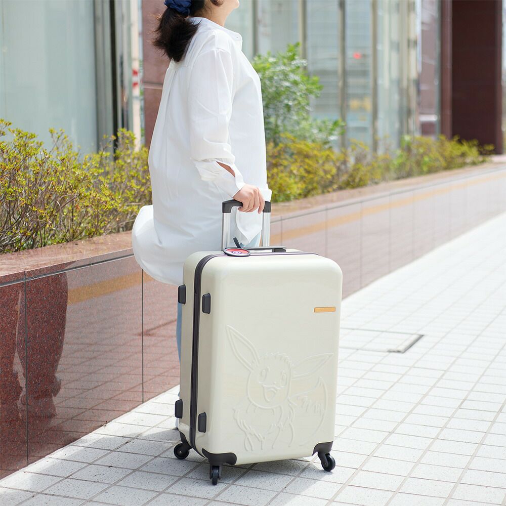 ポケモンスーツケースイーブイPokemonMサイズ62L4泊5泊6泊軽量キャリーケースレディースメンズキャリーバッグポケットモンスターおしゃれキャラクター旅行女子かわいい修学旅行PK-0877-60