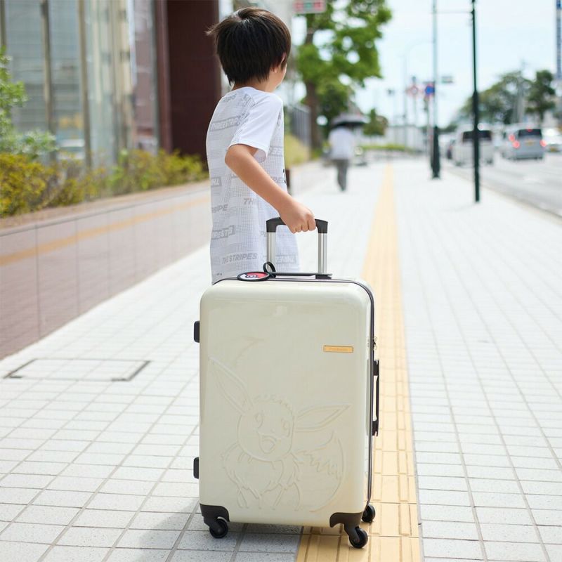 ポケモンスーツケースイーブイPokemonMサイズ62L4泊5泊6泊軽量キャリーケースレディースメンズキャリーバッグポケットモンスターおしゃれキャラクター旅行女子かわいい修学旅行PK-0877-60