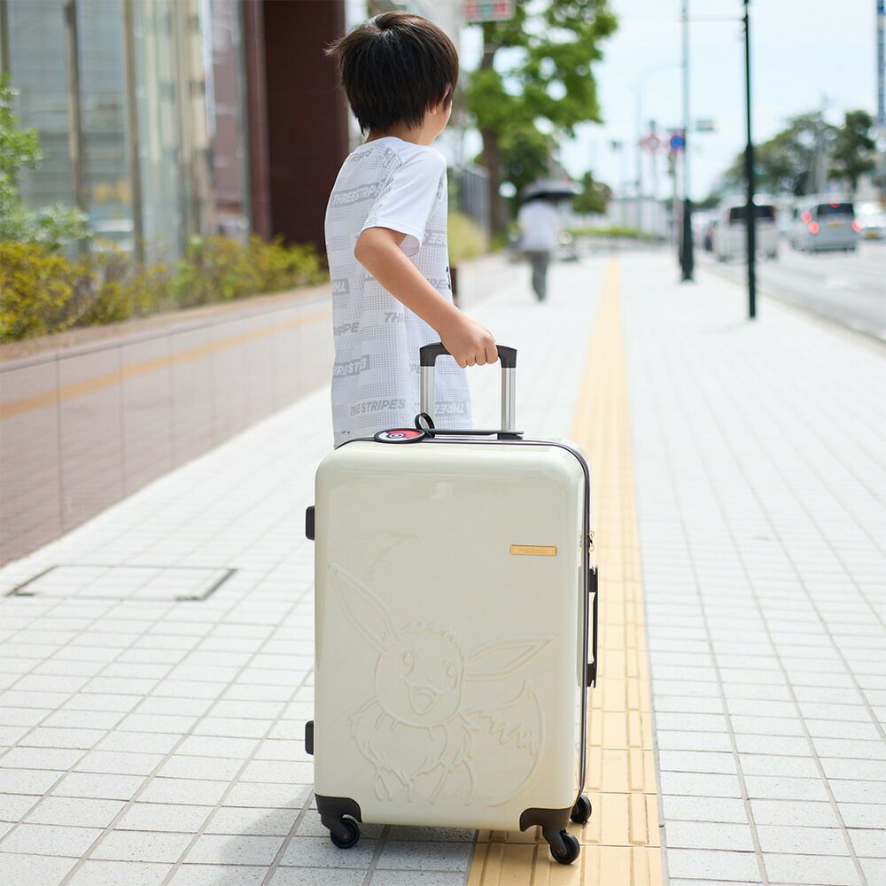 ポケモンスーツケースイーブイPokemonMサイズ62L4泊5泊6泊軽量キャリーケースレディースメンズキャリーバッグポケットモンスターおしゃれキャラクター旅行女子かわいい修学旅行PK-0877-60