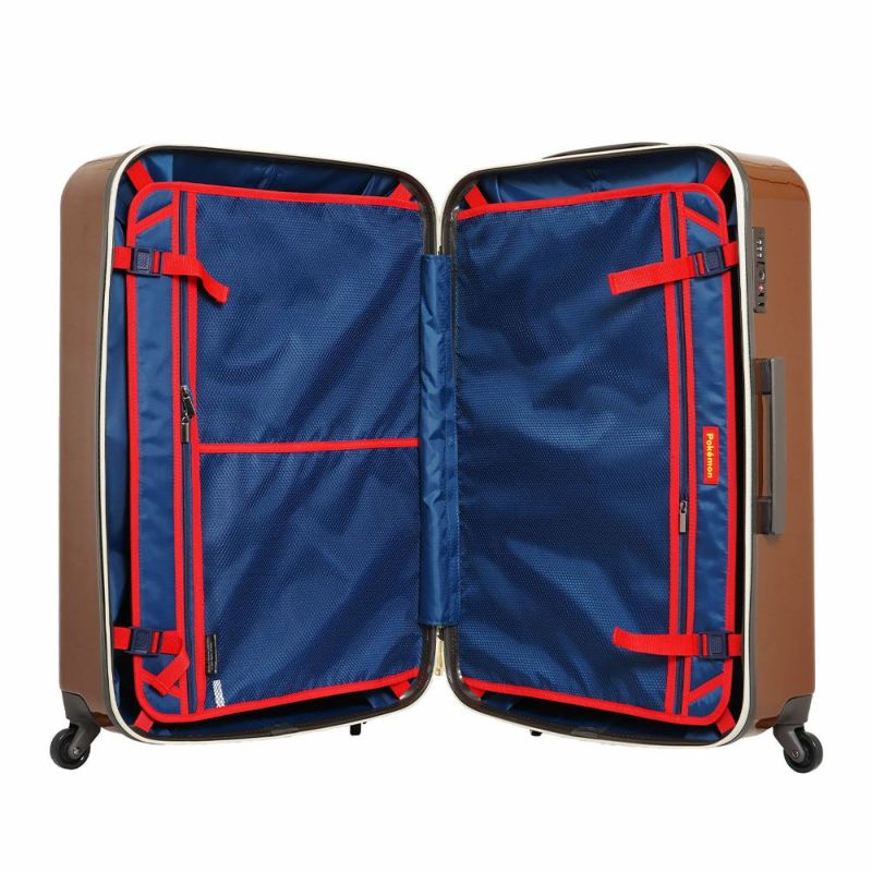 ポケモンスーツケースイーブイPokemonLサイズ95L7泊以上軽量大きめ大容量キャリーケースレディースメンズポケットモンスターキャリーバッグおしゃれ旅行女子かわいい海外旅行PK-0877-69