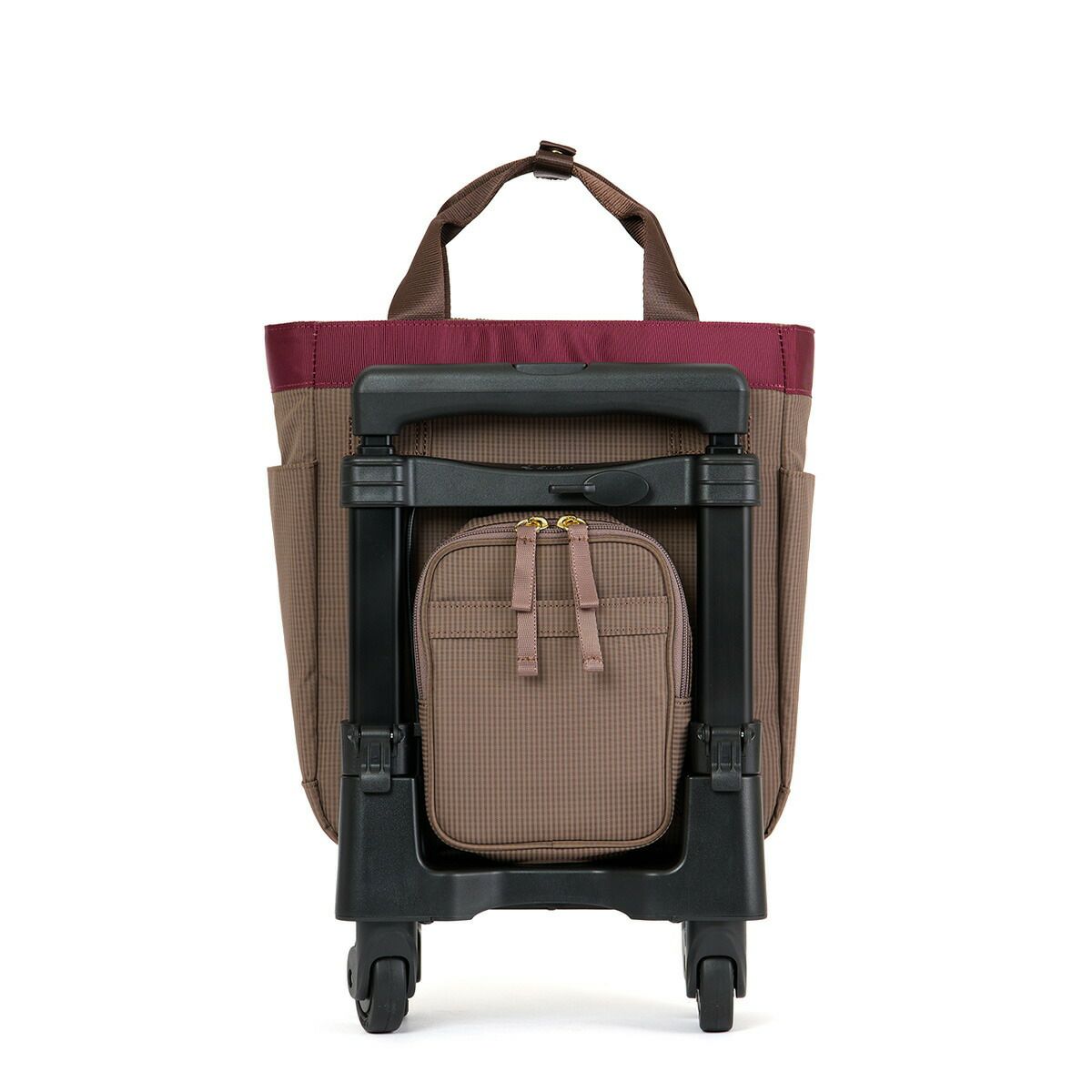 スワニーキャリーバッグSWANYルバンドミニ3ルバンドIIITS15Sサイズ小さめ小さいショッピングカート4輪ストッパー付きキャリーケースソフト機内持ち込みスワニーバッグ50代60代70代D-577