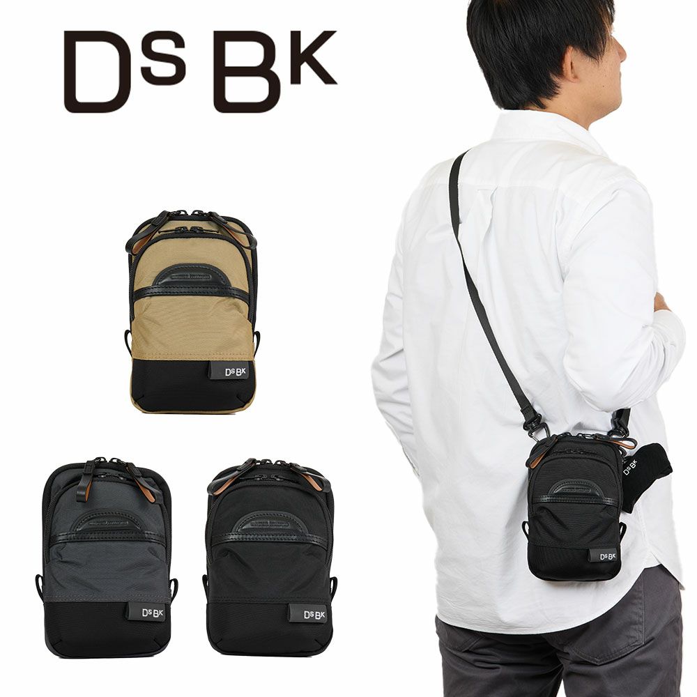DSBKスマホショルダーKOH-3389コンパクトショルダーバッグミニメンズドリンクホルダー斜めがけブランドミニショルダーバッグスマホポーチ撥水人気おしゃれ大人携帯ディーエスビーケーKOH3389