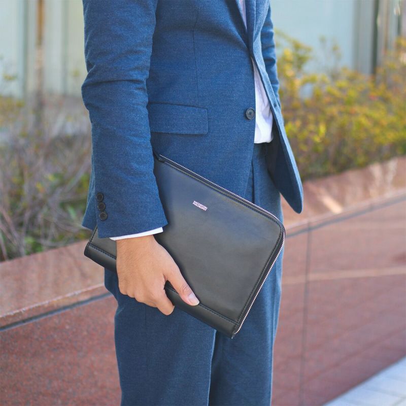 マッキントッシュフィロソフィークラッチバッグセカンドバッグMACKINTOSHPHILOSOPHYブレイヴァル本革大きめ大容量メンズセカンドバックファスナー革レザー結婚式葬式冠婚葬祭二次会73117