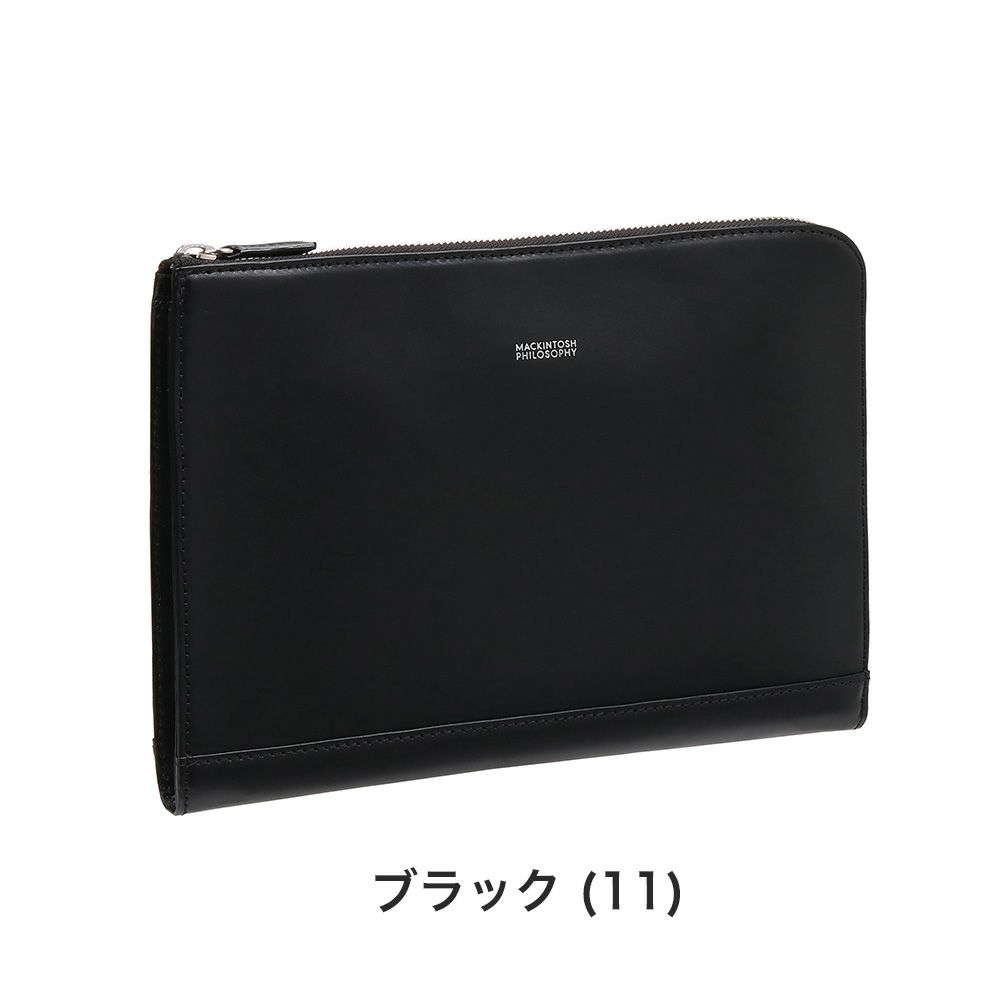 マッキントッシュフィロソフィークラッチバッグセカンドバッグMACKINTOSHPHILOSOPHYブレイヴァル本革大きめ大容量メンズセカンドバックファスナー革レザー結婚式葬式冠婚葬祭二次会73117