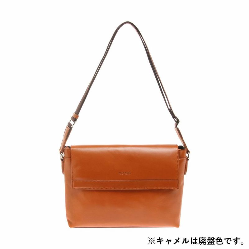 マッキントッシュフィロソフィーショルダーバッグB5サイズフラップ付きレザーショルダーバックMACKINTOSHPHILOSOPHYブレイヴァル本革メンズ通勤革レザー73111