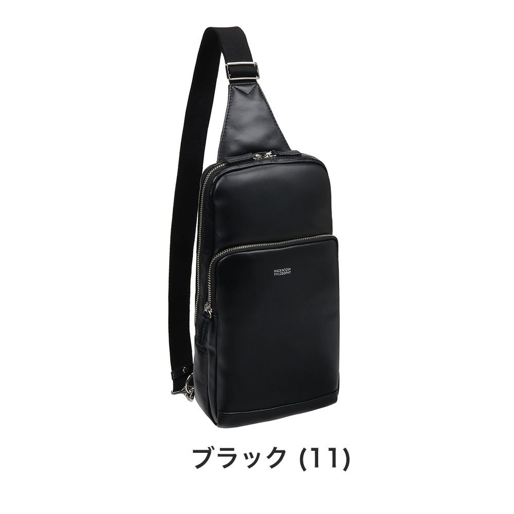 マッキントッシュフィロソフィーボディバッグMACKINTOSHPHILOSOPHYブレイヴァルレザーボディバッグワンショルダーバッグボディバック本革メンズタウンユース革レザー73112