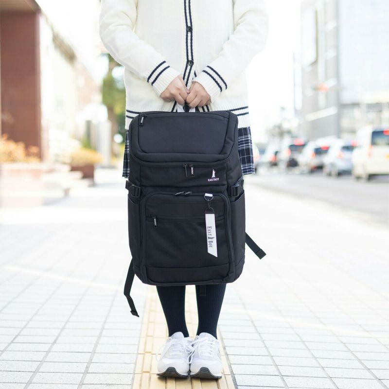 イーストボーイリュック通学女子女子高生EASTBOY32LB4A4レディース中学生高校生リュックサックスクールリュック通学リュックブランドボックスリュック撥水大容量可愛いEBA105
