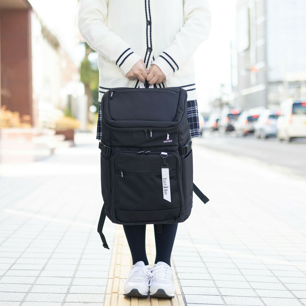 イーストボーイリュック通学女子女子高生EASTBOY32LB4A4レディース中学生高校生リュックサックスクールリュック通学リュックブランドボックスリュック撥水大容量可愛いEBA105