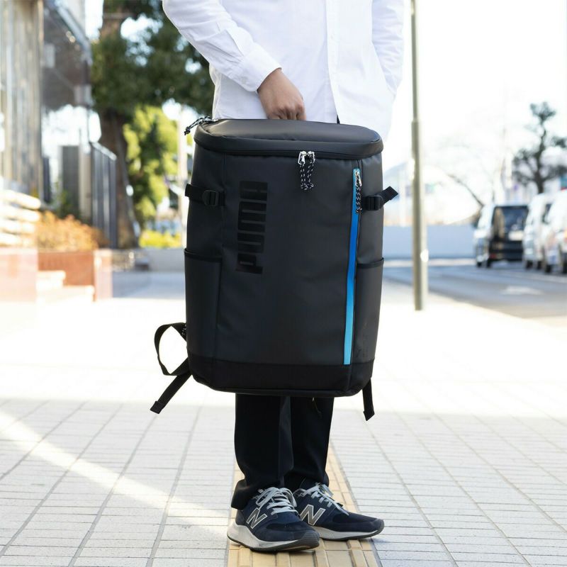 PUMAリュック通学大容量プーマ40LA3男子女子メンズレディースボックス型リュックサックバックパックリックサック通学リュックボックスリュックブランド人気大きめ高校生中学生J20357