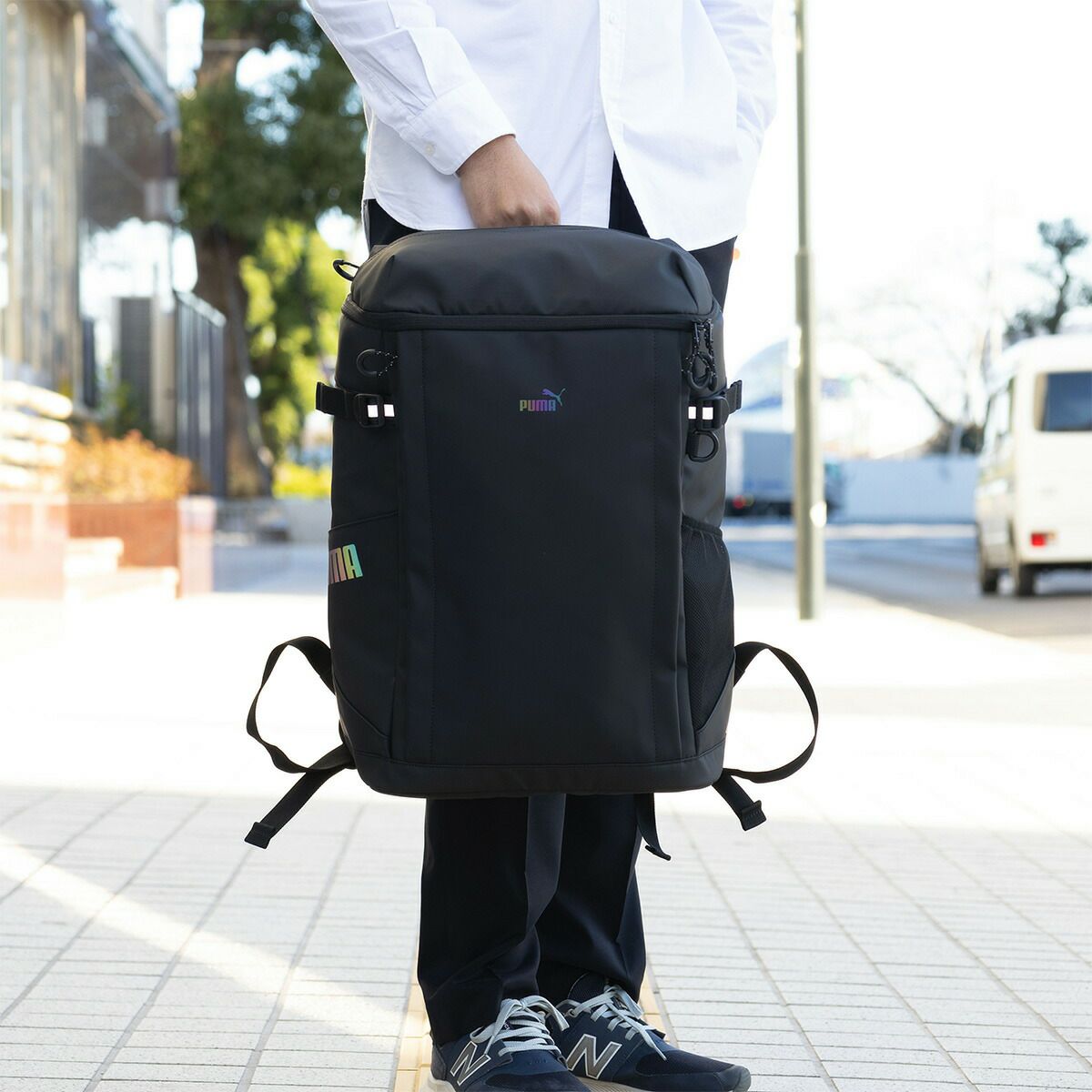 PUMAリュック通学プーマ33LB4A4ボックス型男子女子メンズレディースボックスリュック大容量リュックサックバックパック通学リュックブランド人気大きめ高校生中学生J20354