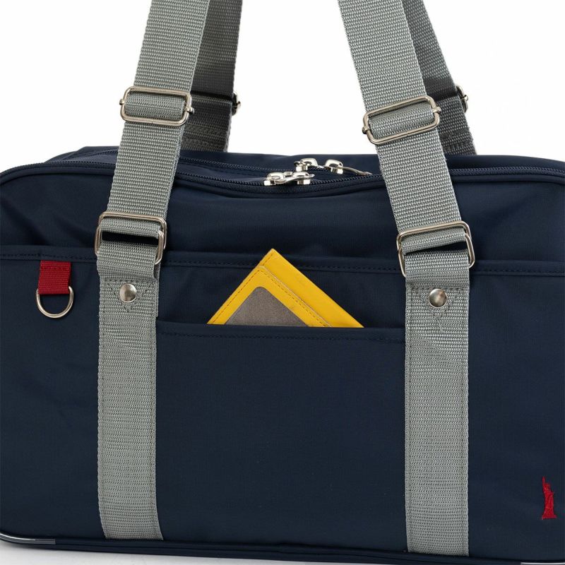 イーストボーイスクールバッグナイロンEASTBOYスクバブランドA4女子中学生高校生女子高生レディーススクールバック通学2層式ナイロンバッグ黒色紺色5209306