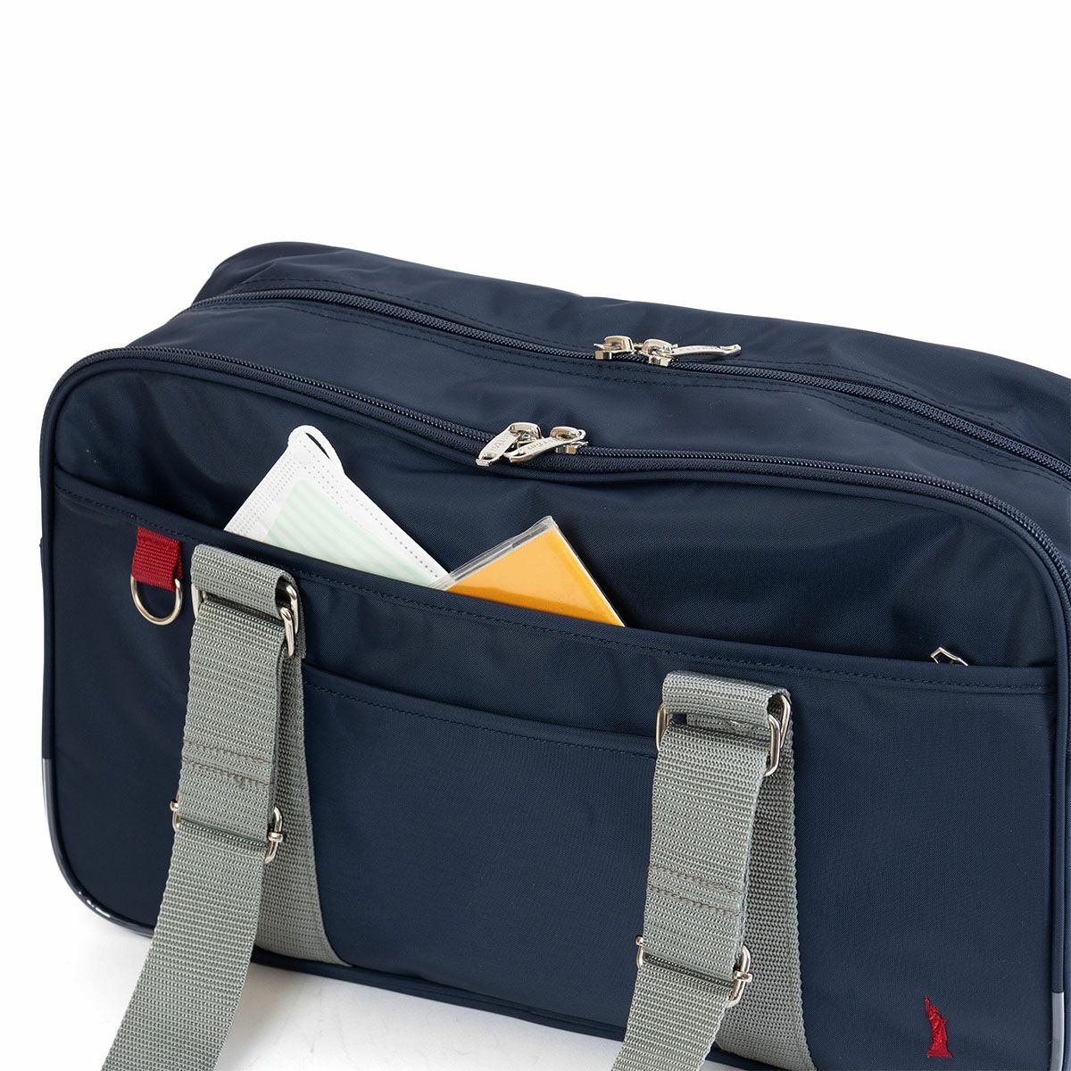 イーストボーイスクールバッグナイロンEASTBOYスクバブランドA4女子中学生高校生女子高生レディーススクールバック通学2層式ナイロンバッグ黒色紺色5209306