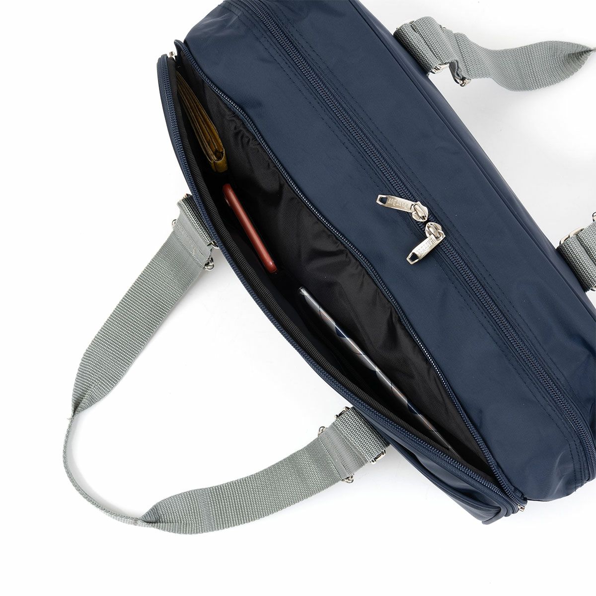 イーストボーイスクールバッグナイロンEASTBOYスクバブランドA4女子中学生高校生女子高生レディーススクールバック通学2層式ナイロンバッグ黒色紺色5209306