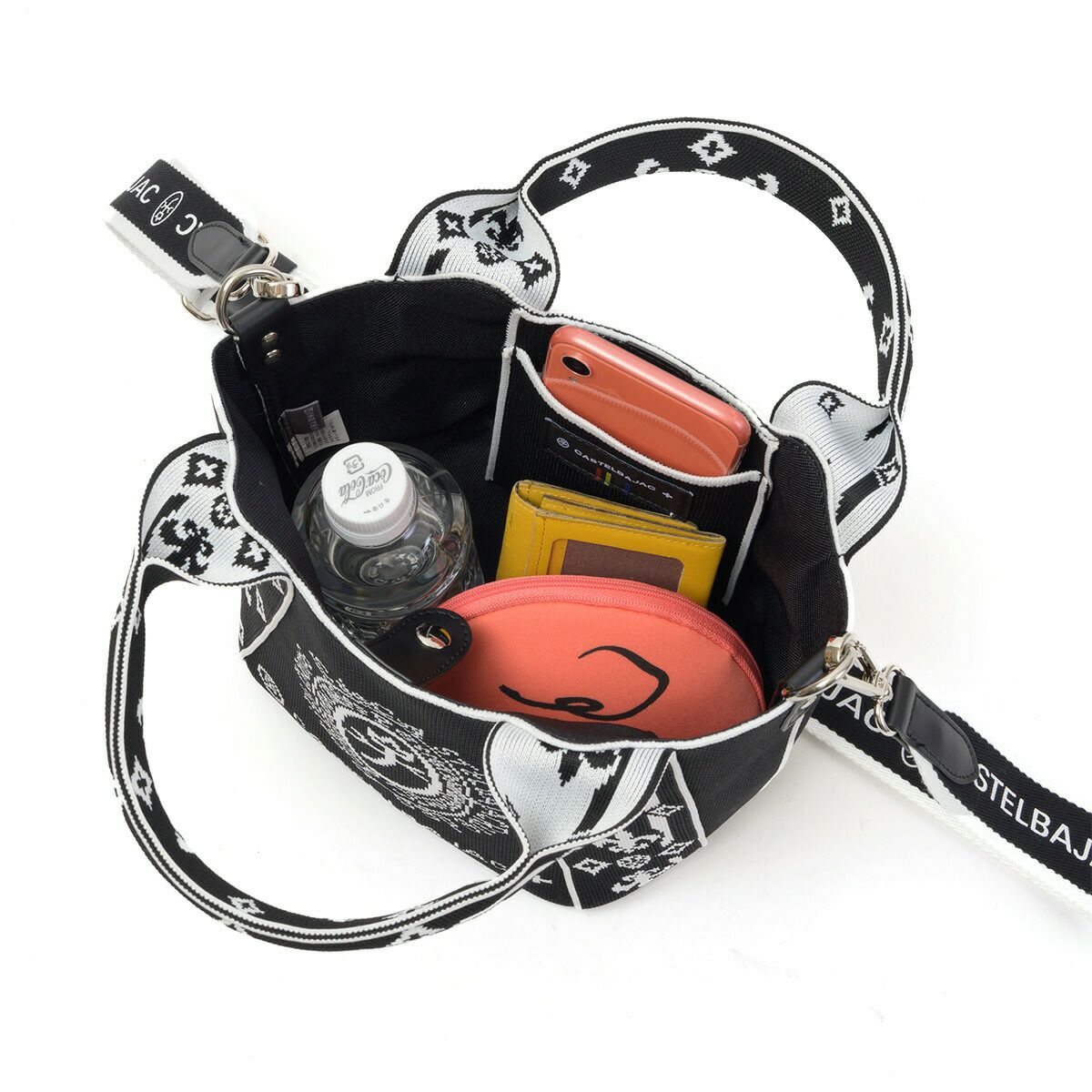 カステルバジャックショルダーバッグミニトートミニトートバッグ2WAYCASTELBAJACライラIIメンズレディースショルダーミニ斜めがけ斜め掛けブランド大人おしゃれコンパクト小さめ87731