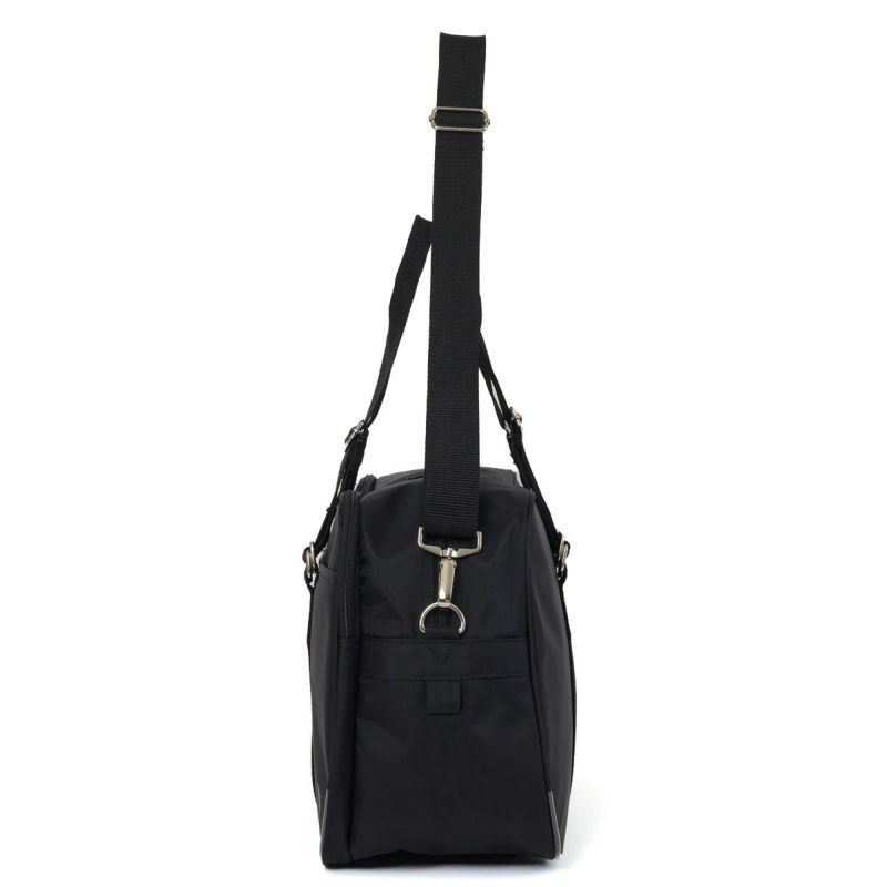 イーストボーイスクールバッグショルダー付きナイロンEASTBOYスクバブランドA4女子中学生高校生女子高生レディーススクールバック通学2層式ショルダーバッグナイロンバッグ黒色紺色5209306