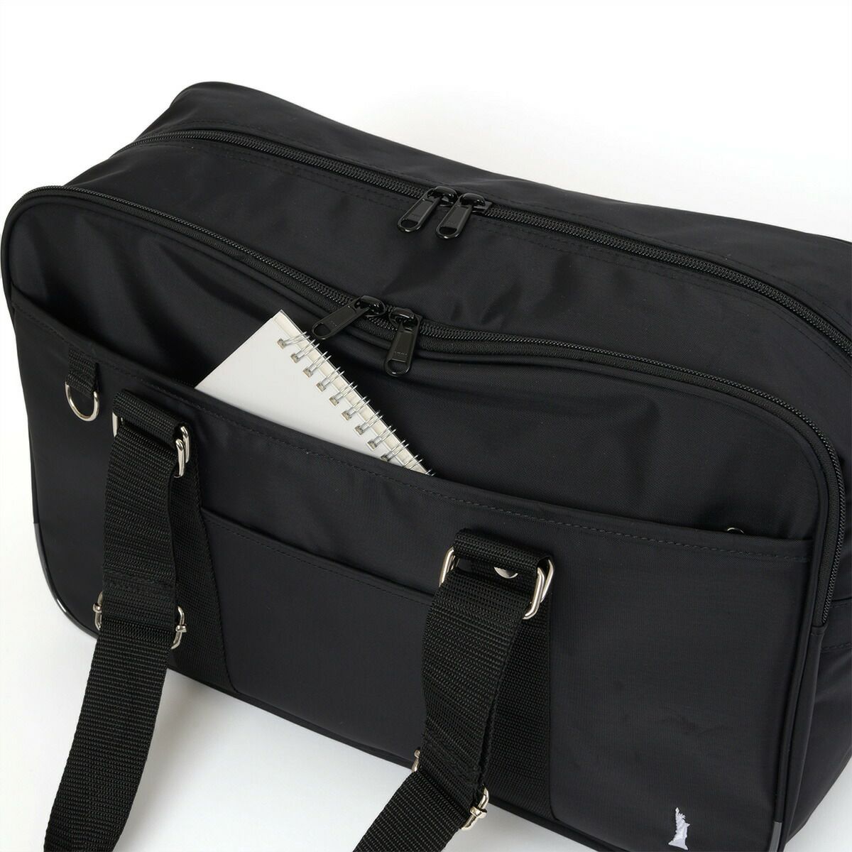 イーストボーイスクールバッグショルダー付きナイロンEASTBOYスクバブランドA4女子中学生高校生女子高生レディーススクールバック通学2層式ショルダーバッグナイロンバッグ黒色紺色5209306