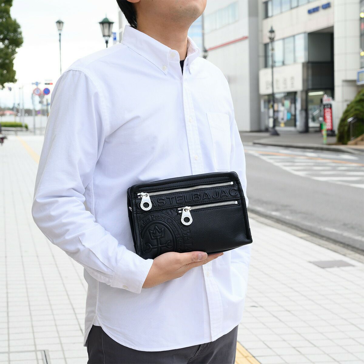 カステルバジャックショルダーバッグ横型ショルダーバッグCASTELBAJACダナンメンズレディースショルダーバックブランド普段使い旅行お出かけ大人男性女性人気45113