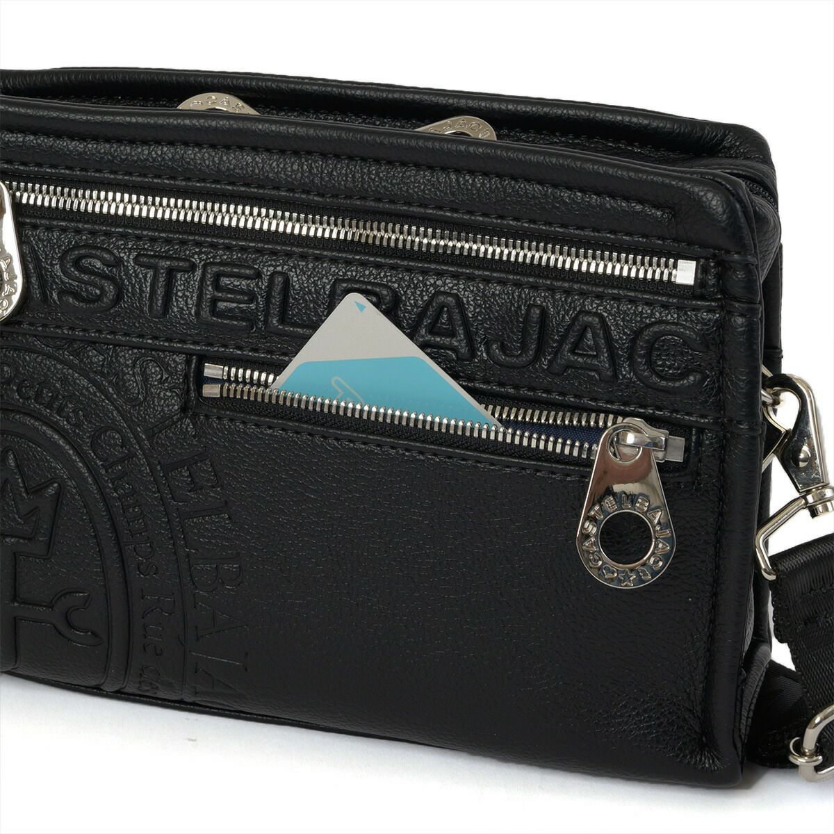 カステルバジャックショルダーバッグ横型ショルダーバッグCASTELBAJACダナンメンズレディースショルダーバックブランド普段使い旅行お出かけ大人男性女性人気45113