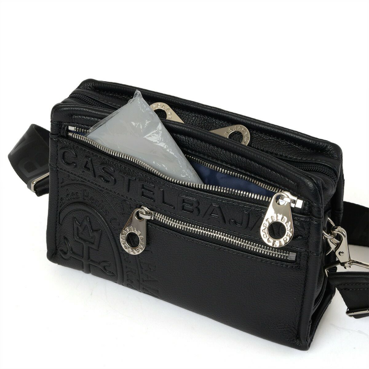 カステルバジャックショルダーバッグ横型ショルダーバッグCASTELBAJACダナンメンズレディースショルダーバックブランド普段使い旅行お出かけ大人男性女性人気45113