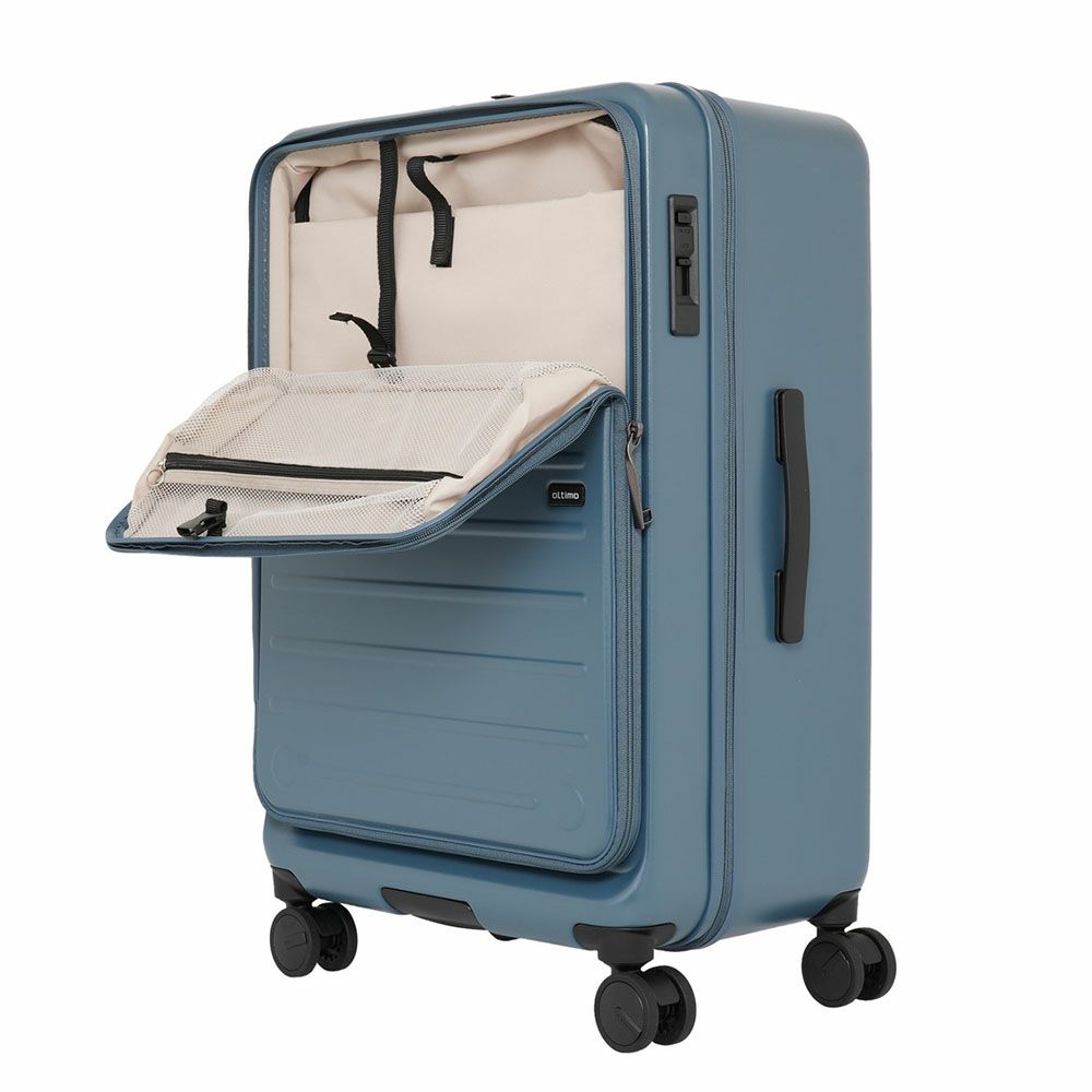 オルティモスーツケースoltimoLサイズフロントオープンハーフオープン97L7泊1週間以上大容量大きめキャリーケースキャリーバッグおしゃれ旅行女子長期OT-0857-67