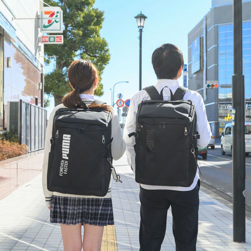 PUMAリュック通学プーマ35LA4B4男子女子メンズレディースボックス型大容量リュックサックバックパックリックサック通学リュックボックスリュックブランド人気大きめ高校生中学生J20293