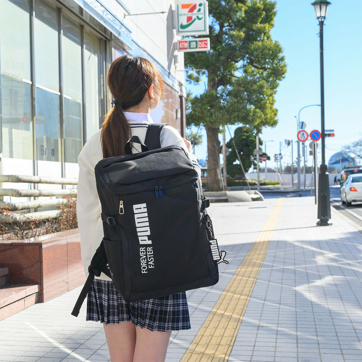 PUMAリュック通学プーマ35LA4B4男子女子メンズレディースボックス型大容量リュックサックバックパックリックサック通学リュックボックスリュックブランド人気大きめ高校生中学生J20293