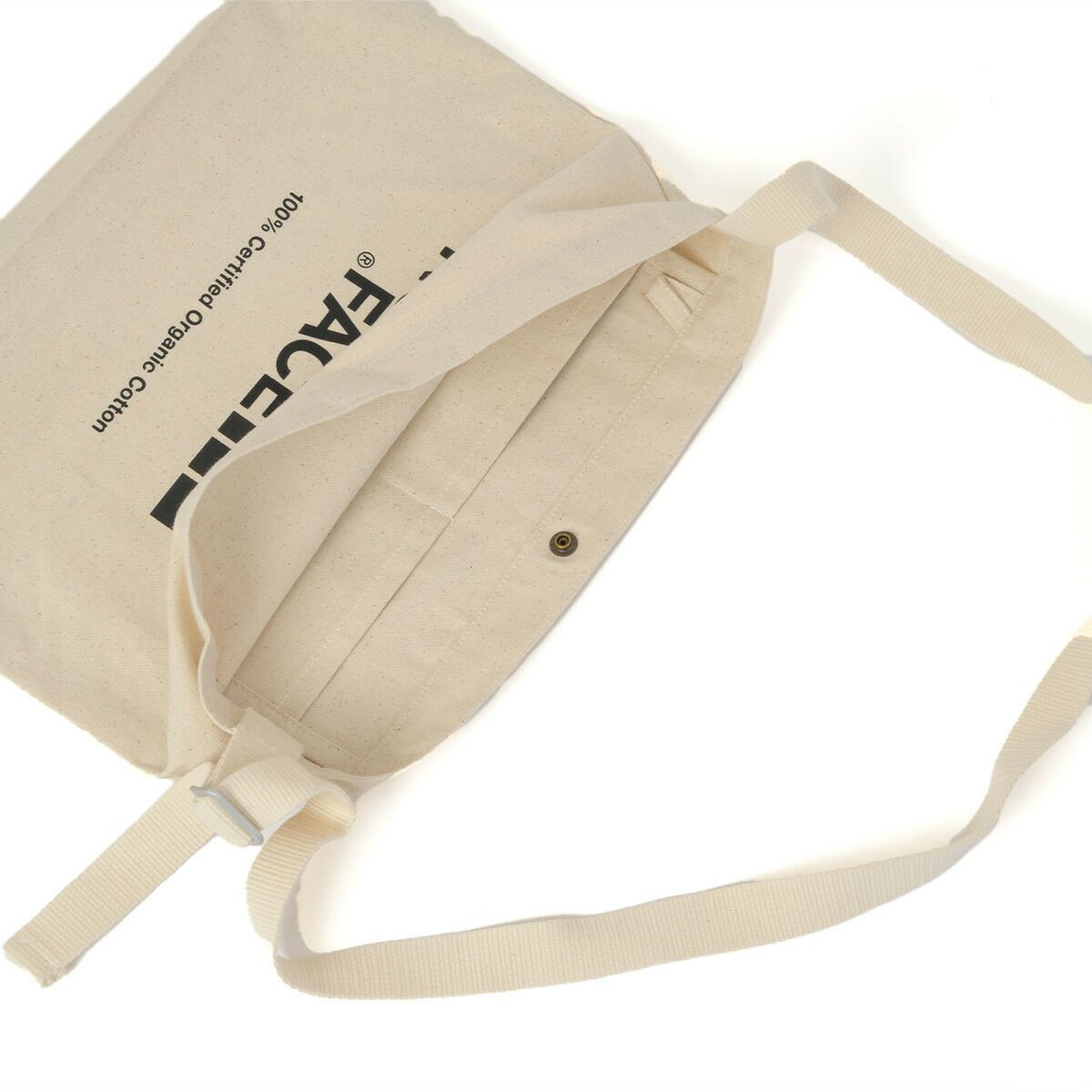 ノースフェイスショルダーバッグコットンショルダーTHENORTHFACEザノースフェイスオーガニックコットンミュゼットメンズレディース通学学生大人買い物人気ザ・ノース・フェイスNM82387