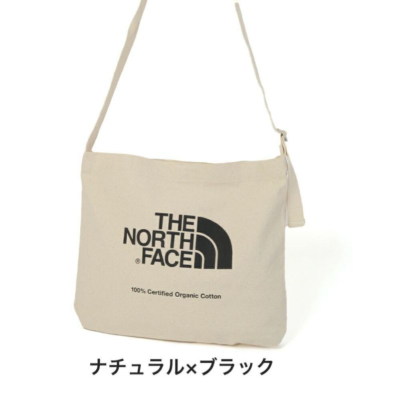 ノースフェイスショルダーバッグコットンショルダーTHENORTHFACEザノースフェイスオーガニックコットンミュゼットメンズレディース通学学生大人買い物人気ザ・ノース・フェイスNM82387