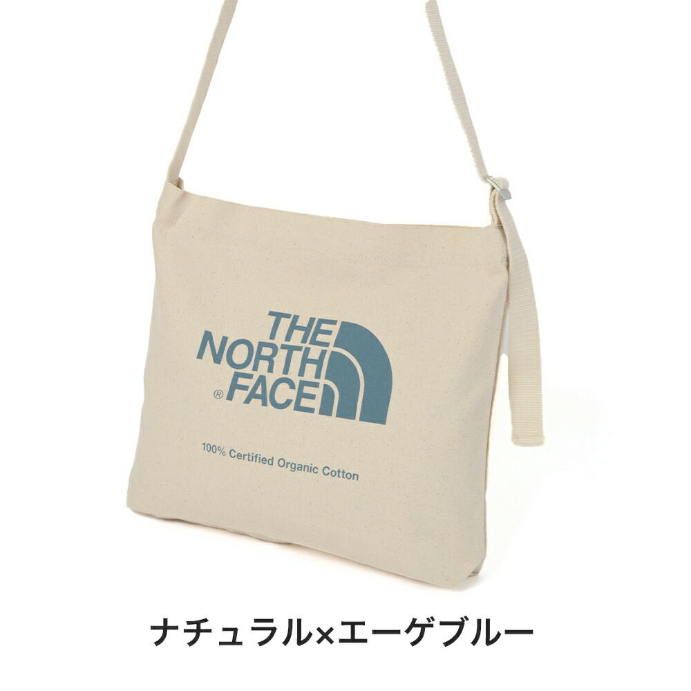 ノースフェイスショルダーバッグコットンショルダーTHENORTHFACEザノースフェイスオーガニックコットンミュゼットメンズレディース通学学生大人買い物人気ザ・ノース・フェイスNM82387