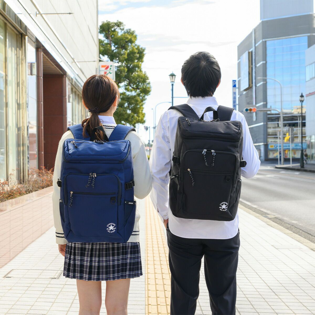 コンバースリュックCONVERSE30LB4大容量ボックス型通学リュックサックメンズレディース中学生高校生男子女子通学リュックボックス型リュック大きめおしゃれ人気ブランド20074