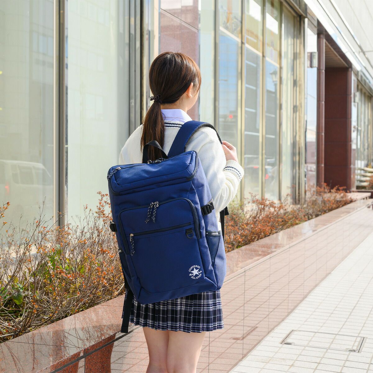 コンバースリュックCONVERSE30LB4大容量ボックス型通学リュックサックメンズレディース中学生高校生男子女子通学リュックボックス型リュック大きめおしゃれ人気ブランド20074