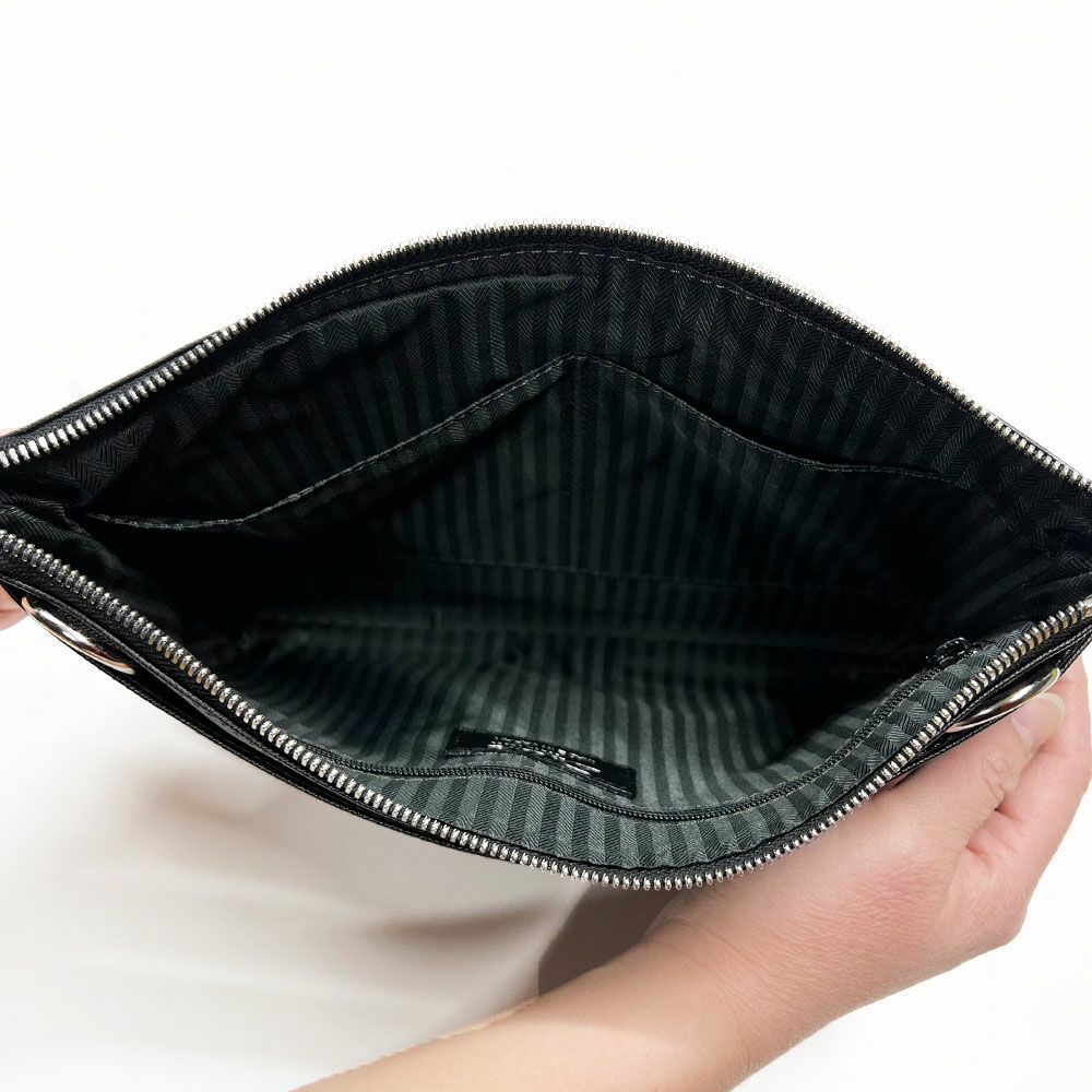 【限定品】ダコタショルダーバッグクラッチバッグ2WAYメンズDakota本革革レザーバッグアクソリオプリズムセカンドバッグ斜め掛けブランドおしゃれ大人ダコタブラックレーベル40代50代60代1626140