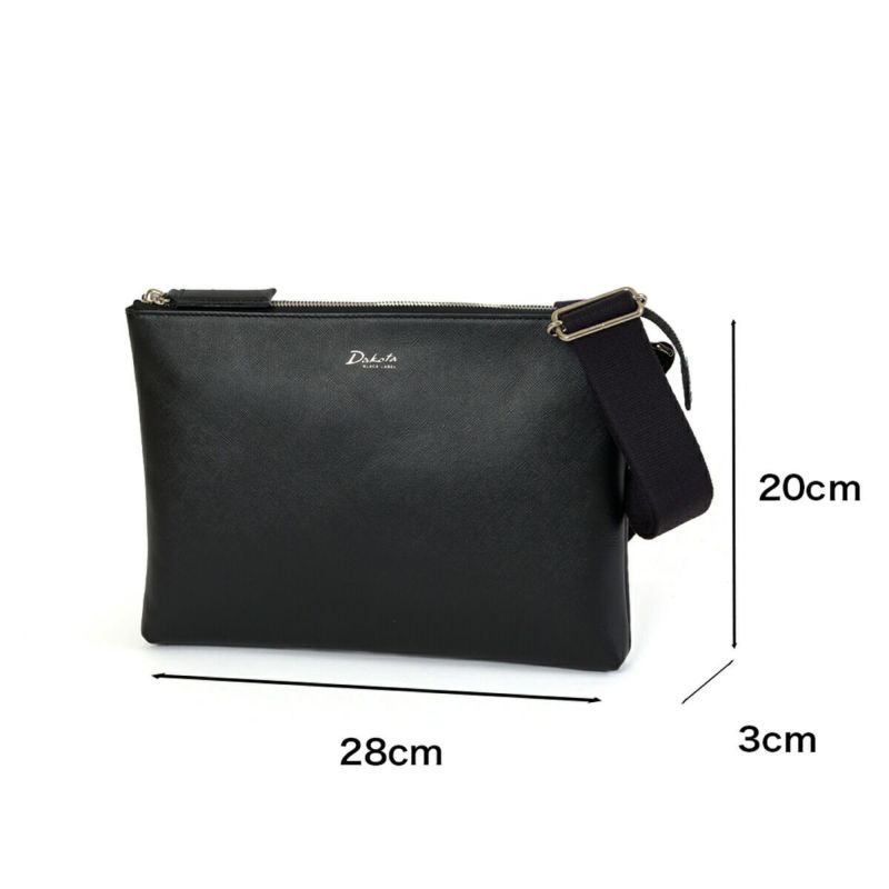 【限定品】ダコタショルダーバッグクラッチバッグ2WAYメンズDakota本革革レザーバッグアクソリオプリズムセカンドバッグ斜め掛けブランドおしゃれ大人ダコタブラックレーベル40代50代60代1626140