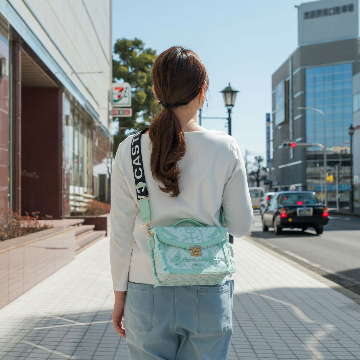 カステルバジャックショルダーバッグミニショルダーバッグCASTELBAJACペールメンズレディースショルダーミニ斜めがけ斜め掛け手持ちブランド大人パステルカラーおしゃれコンパクト小さめ88121