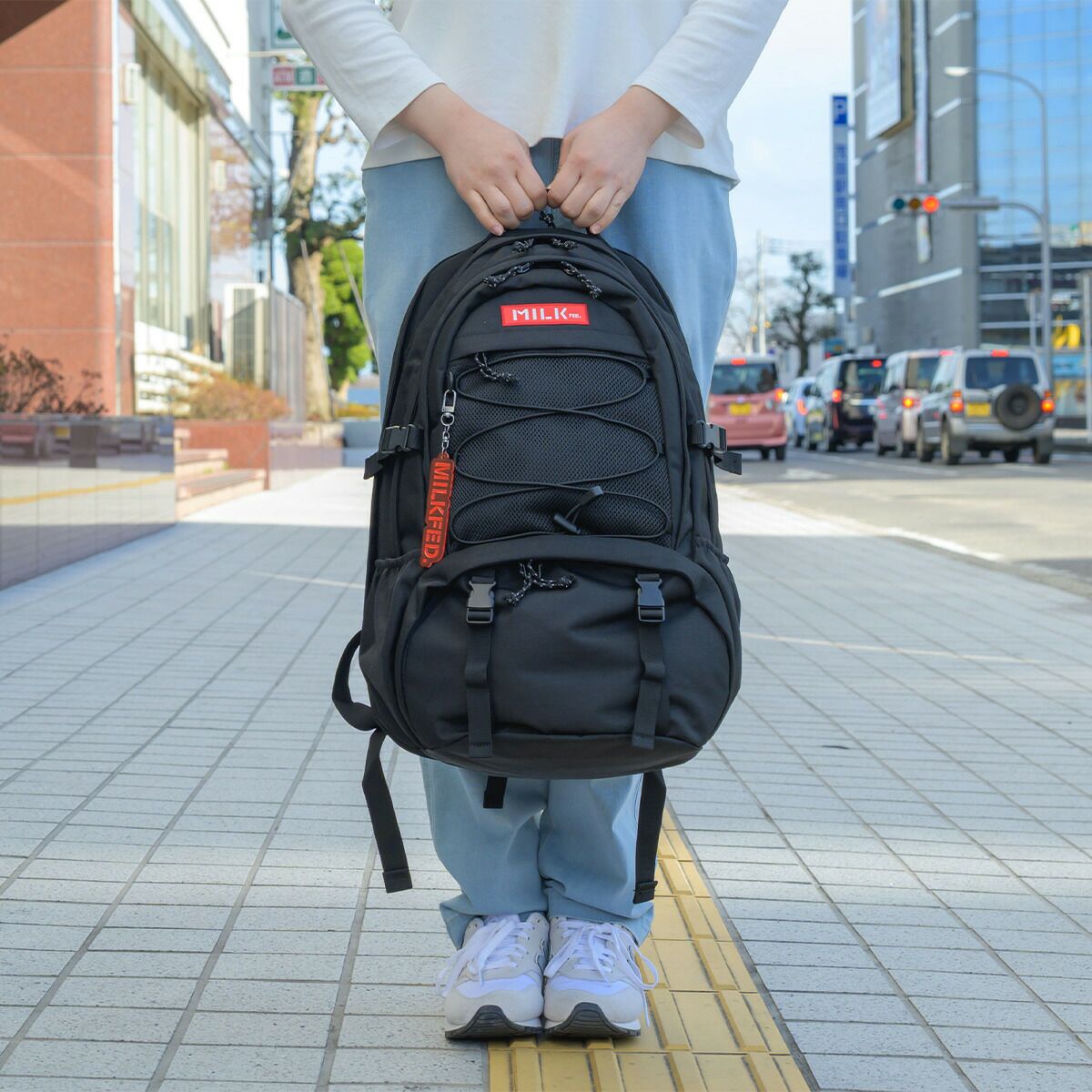 ミルクフェドリュックMILKFED.37L通学B4A4DAILYBACKPACKリュックサックレディース女子中学生高校生大学生通学リュック大きい大容量おしゃれ人気ブランド103251053012