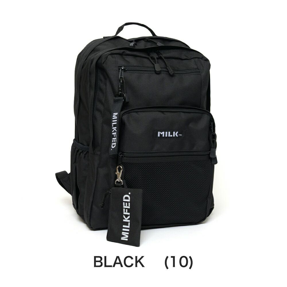 ミルクフェドリュックMILKFED.23L通学B4A4WZIPBACKPACK定番リュックサックレディース女子中学生高校生大学生通学リュック大きい大容量おしゃれシンプル人気ブランド103202053019
