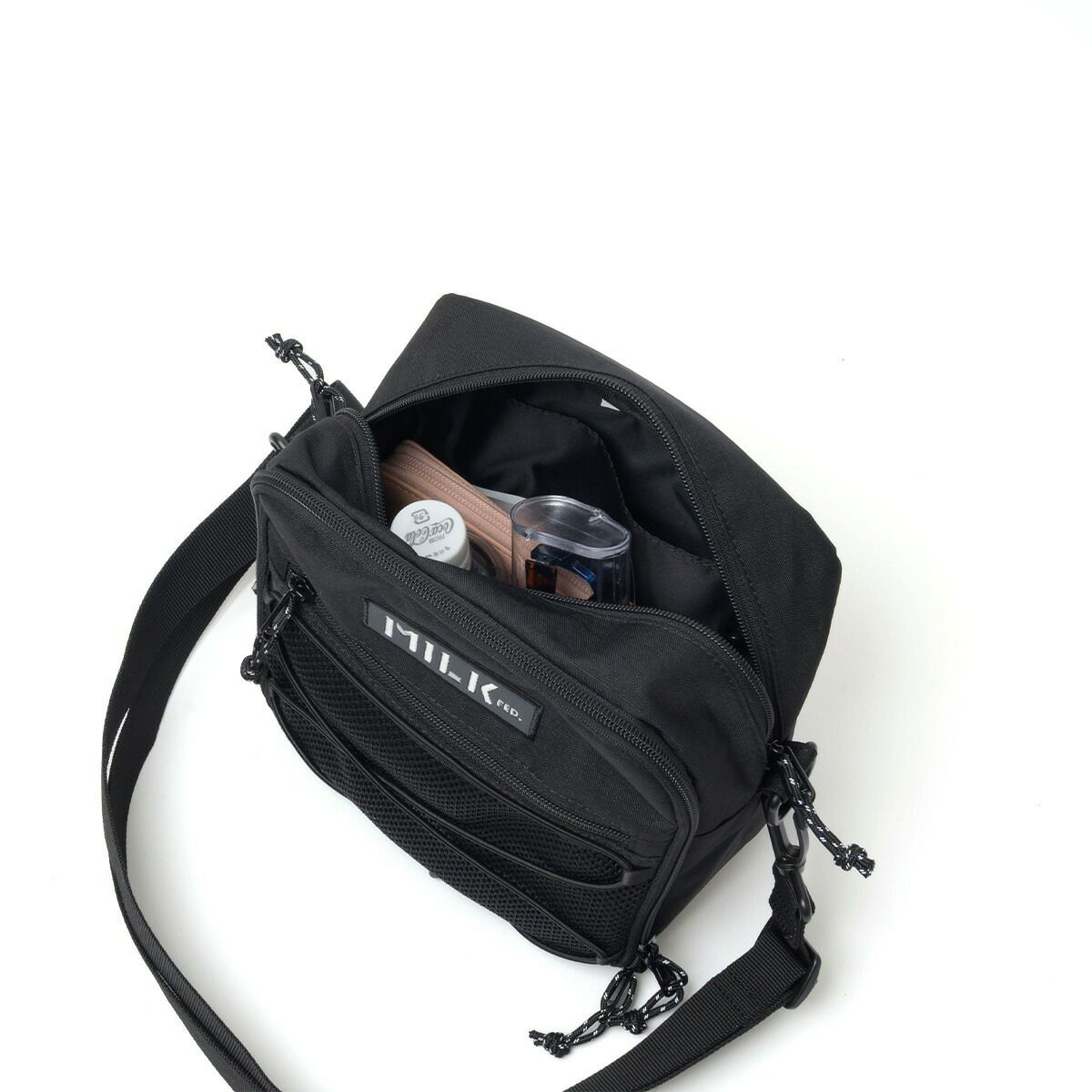 ミルクフェドショルダーバッグMILKFED.ミニショルダーDAILYSQUARESHOULDERBAGスクエア型レディース女子中学生高校生大学生通学コンパクト小さめおしゃれ人気ブランド103251053009