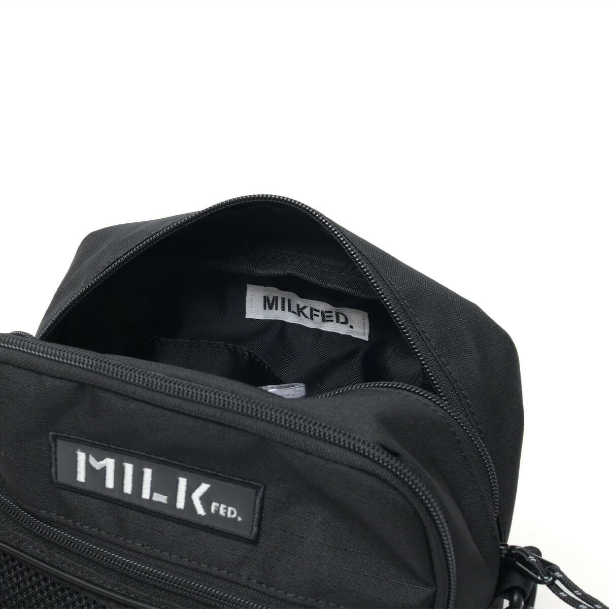 ミルクフェドショルダーバッグMILKFED.ミニショルダーDAILYSQUARESHOULDERBAGスクエア型レディース女子中学生高校生大学生通学コンパクト小さめおしゃれ人気ブランド103251053009