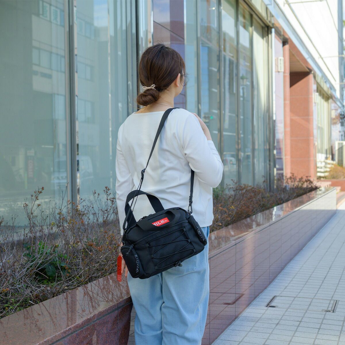 ミルクフェドショルダーバッグMILKFED.ショルダー2WAYミニトートDAILYSHOULDERBAGレディース手持ち肩かけ女子中学生高校生大学生通学コンパクト大きめおしゃれ人気ブランド103251053010