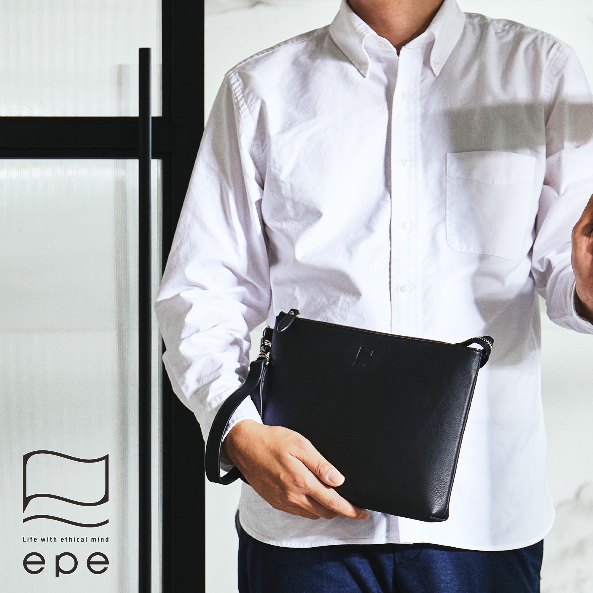 epeクラッチバッグメンズ本革レザーブランド結婚式持ち手バッグ革大容量人気クラッチバックセカンドバックおしゃれカバンかばん冠婚葬祭多機能レディースデート30代40代50代エペepe014